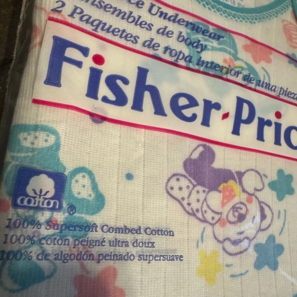 1985 Fisher-Price Baby Bodysuit Set